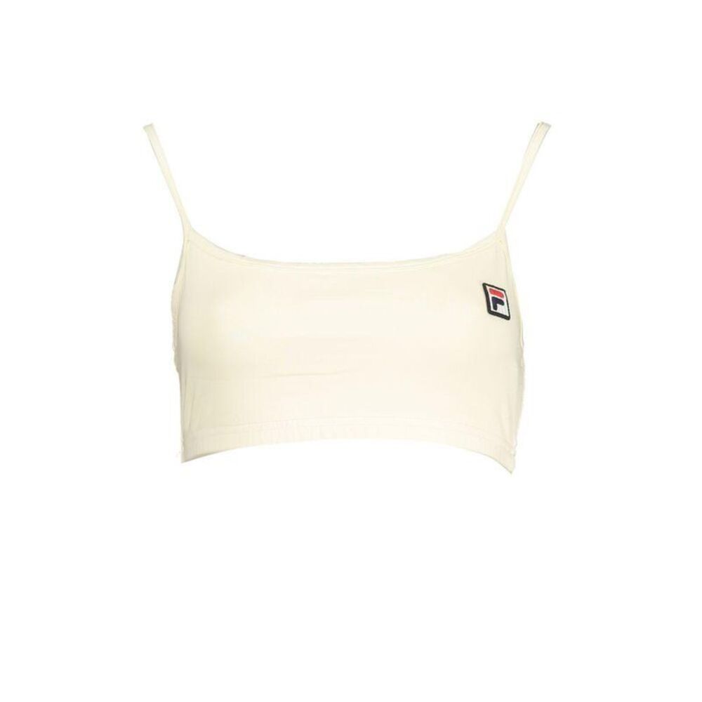 Fila Crop Top Tank Women White Shirts